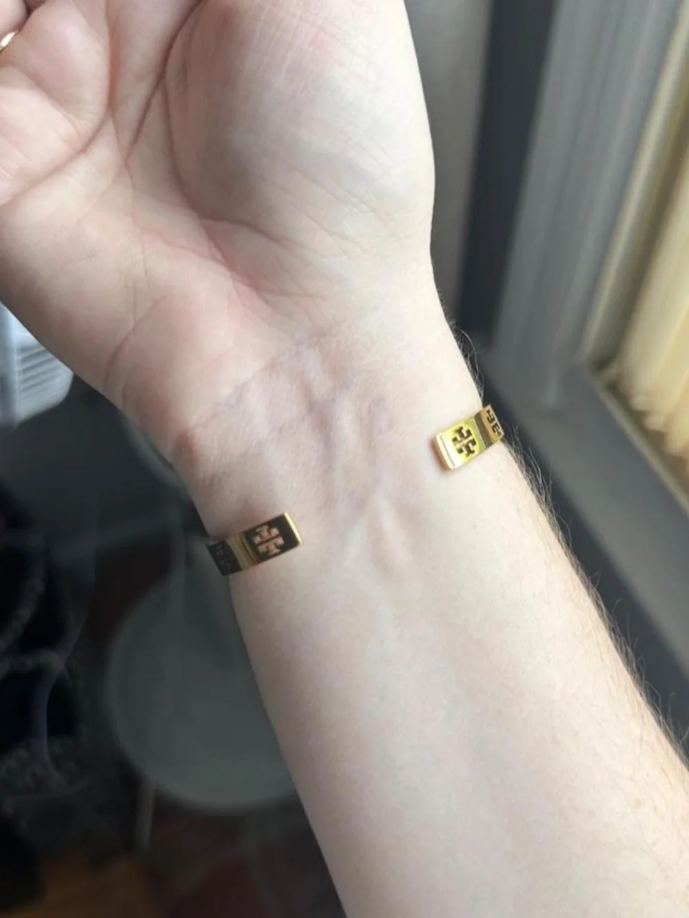 Tory Burch gold cuff bracelet